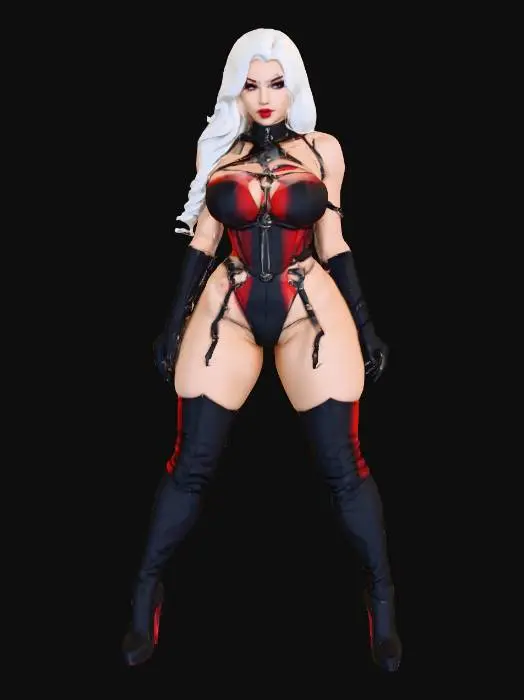 3D model for latex bodysuit