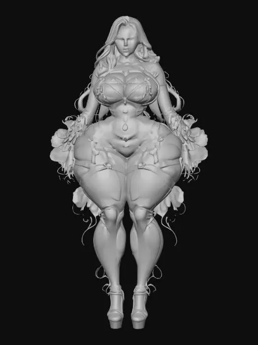 3D model for Autumn Latex Straps Diva