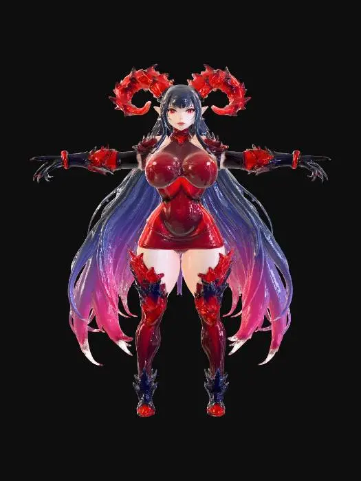 3D model for Infernal Enchantress