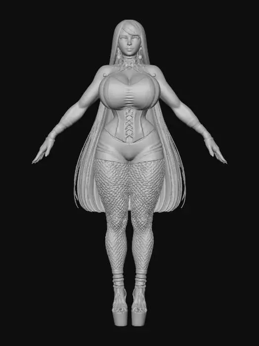 3D model for Gothic Glamour