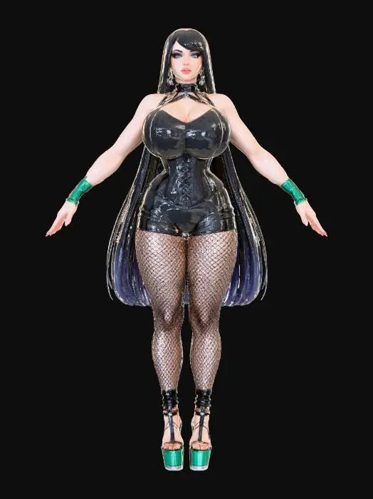 3D model for Gothic Glamour