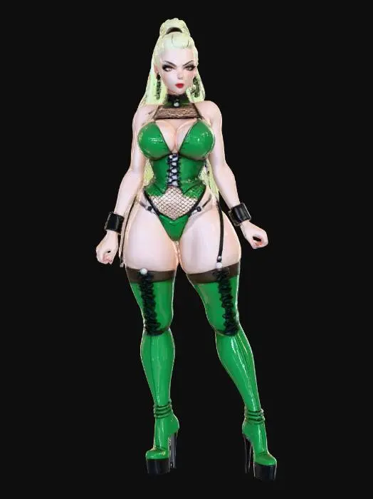 3D model for Emerald Warrior