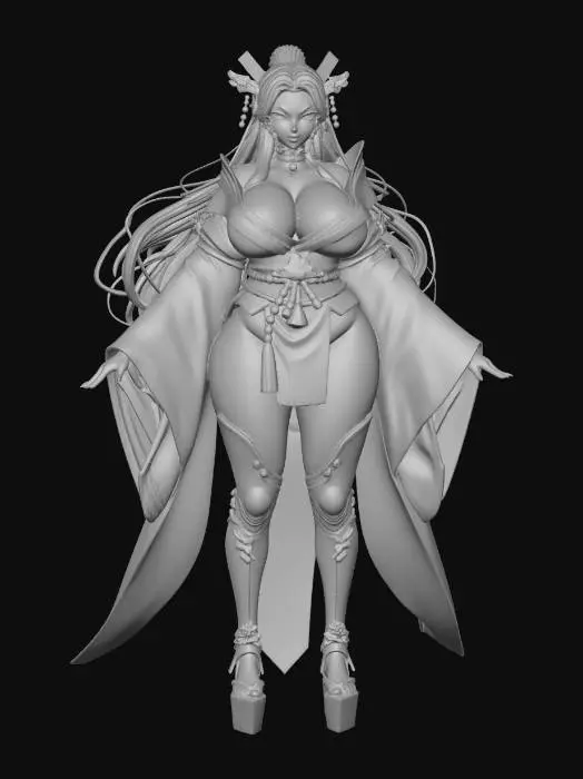 3D model for Empress of Blossoms