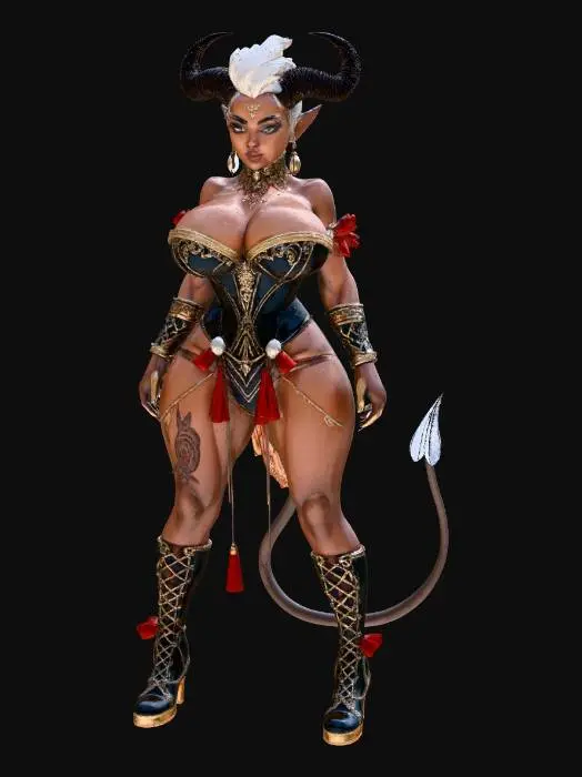 3D model for Demon Queen of Hell