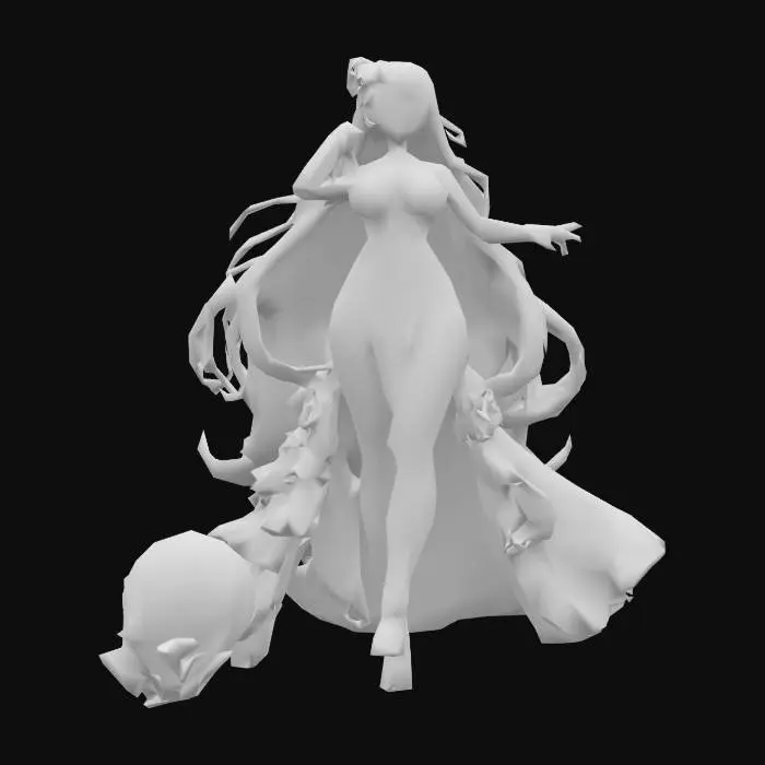 3D model for Radiant Orchid forest Nymph