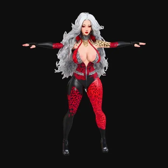 3D model for Cruella de Vil 
