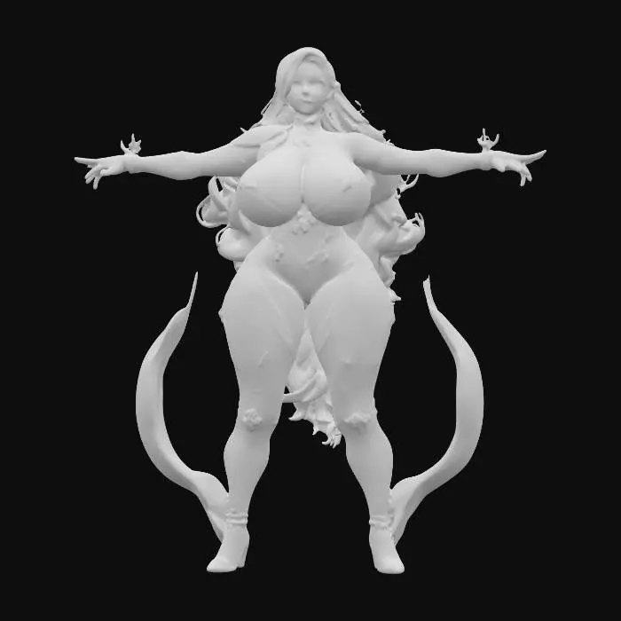 3D model for Banshee Warrior, #PBR#
