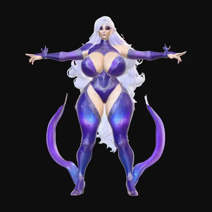 3D model for Banshee Warrior, #PBR#