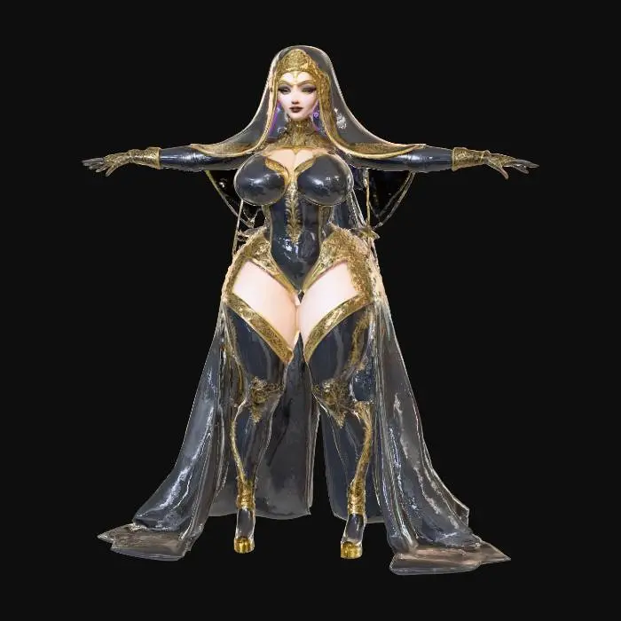 3D model for Madonna Elegance, #PBR#