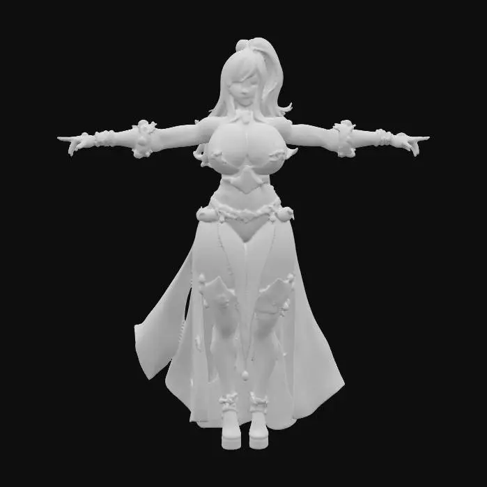 3D model for Erza Scarlet