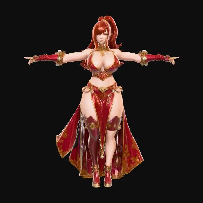 3D model for Erza Scarlet
