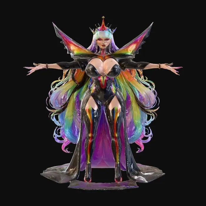 3D model for Ragyo Kiryuin from Kill la Kill, #villain#