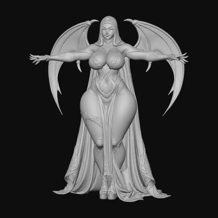 3D model for Dark Djin Enchantress