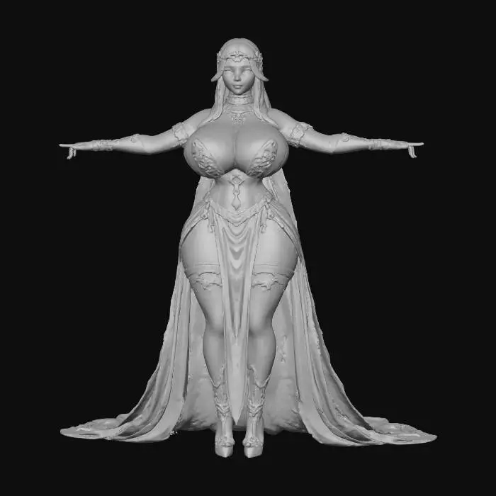3D model for divine enchantress