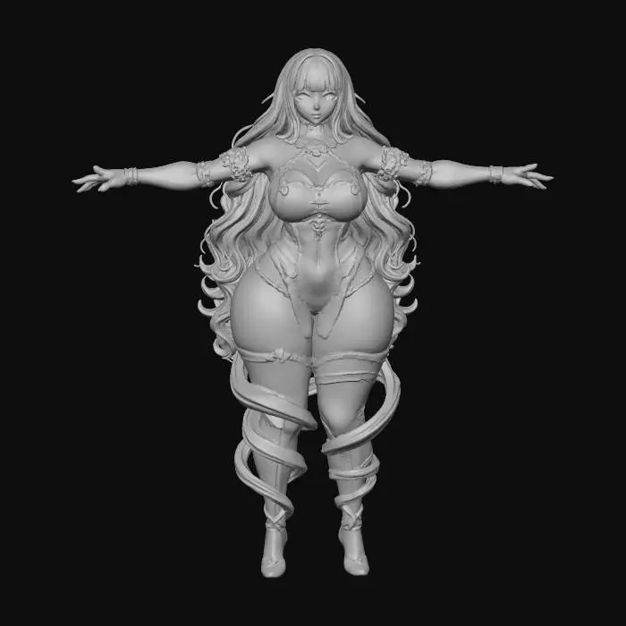 3D model for Mystical Latex Elegance