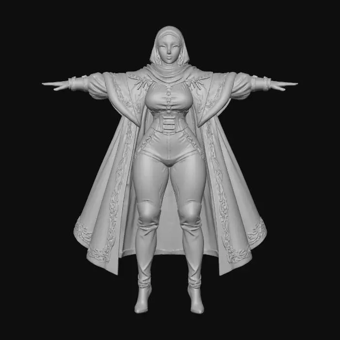 3D model for Hijab Regal Elegance, #Christmas2025#