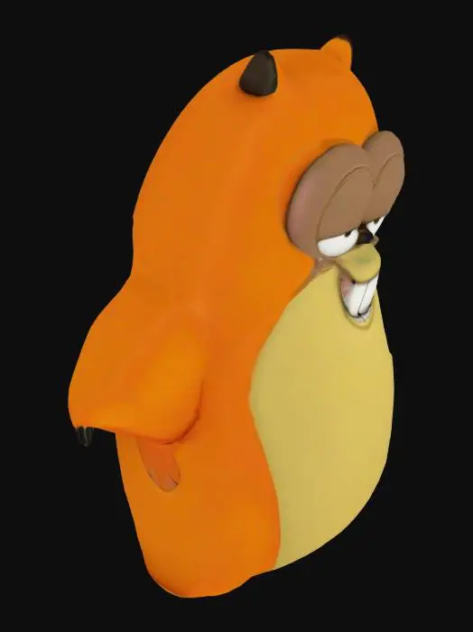 3D model for Fat Hamster