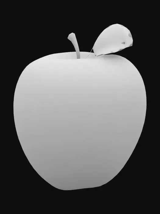 3D model for Red Apple Illustration