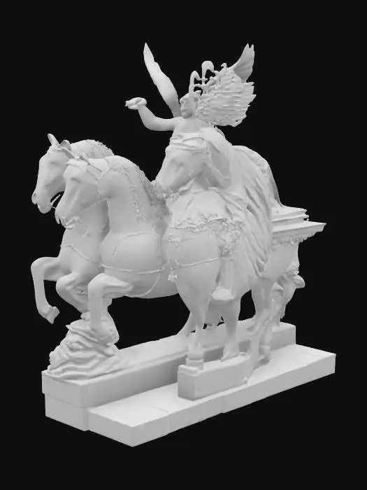 3D model for the Quadriga from the Brandenburg Gate 