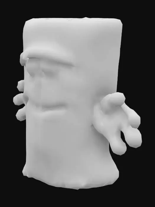 3D model for Confused Toast