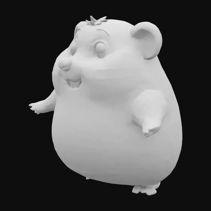 3D model for Smiley Hamster