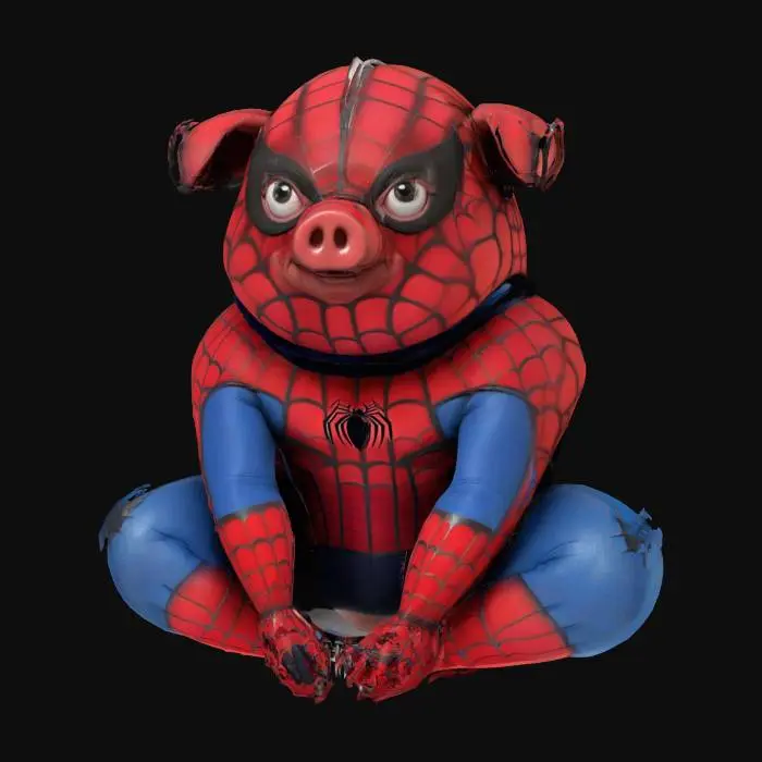 3D model for Spider-Hog Hero