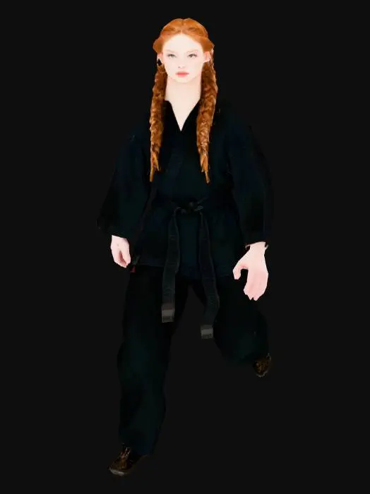 3D model for Martial Artist Stance