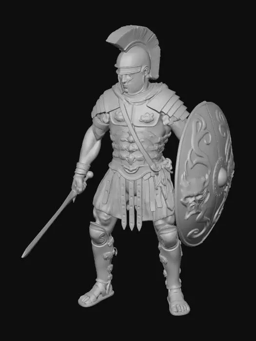 3D model for Redshield Warrior