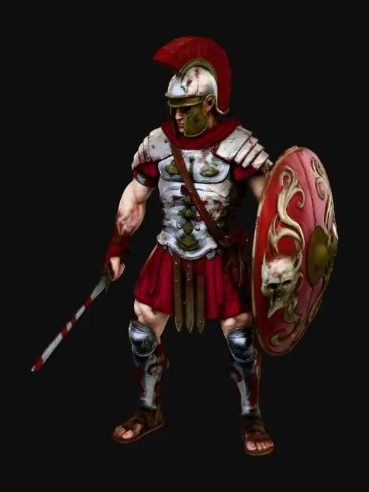 3D model for Redshield Warrior