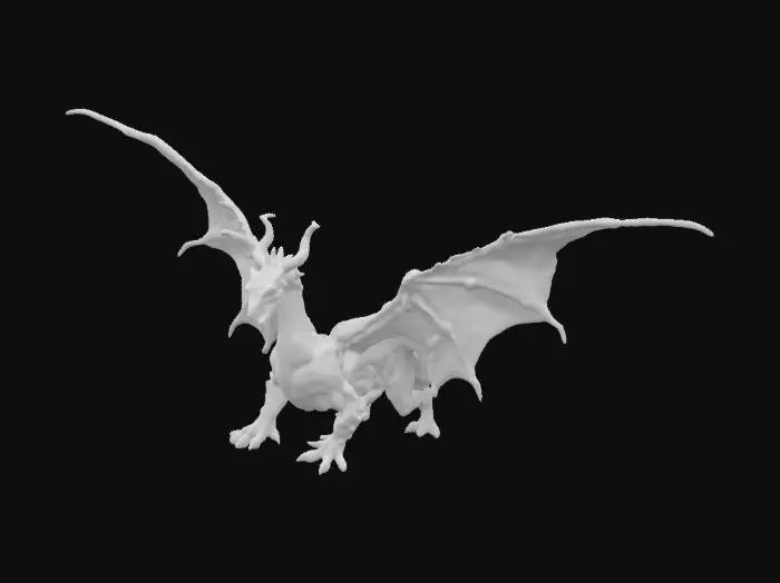3D model for monster hunter dragon