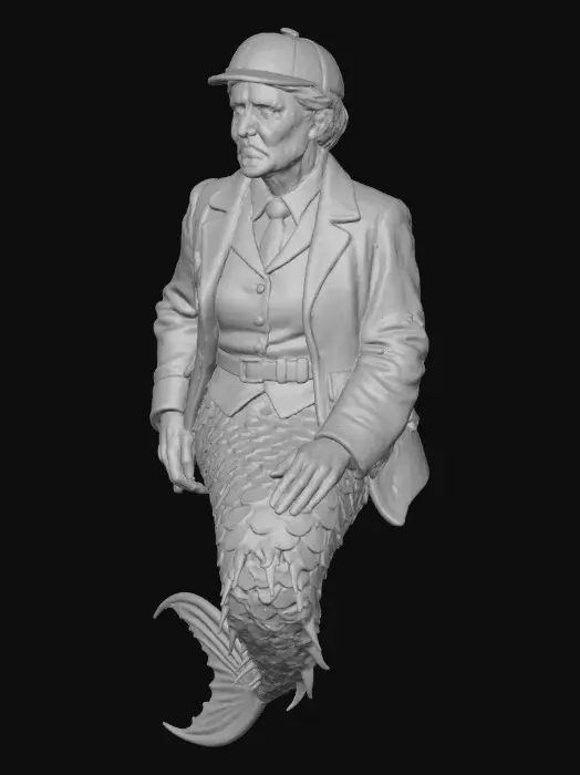 3D model for Mystical Detective Merperson