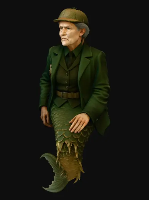 3D model for Mystical Detective Merperson