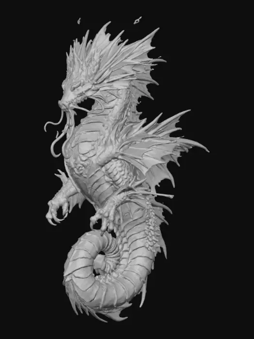 3D model for Abyssal Leviathan