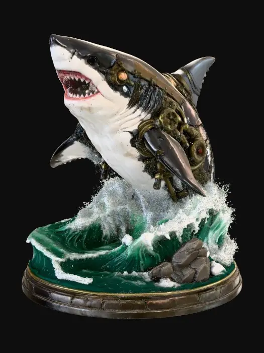 3D model for Clockwork Shark Rising