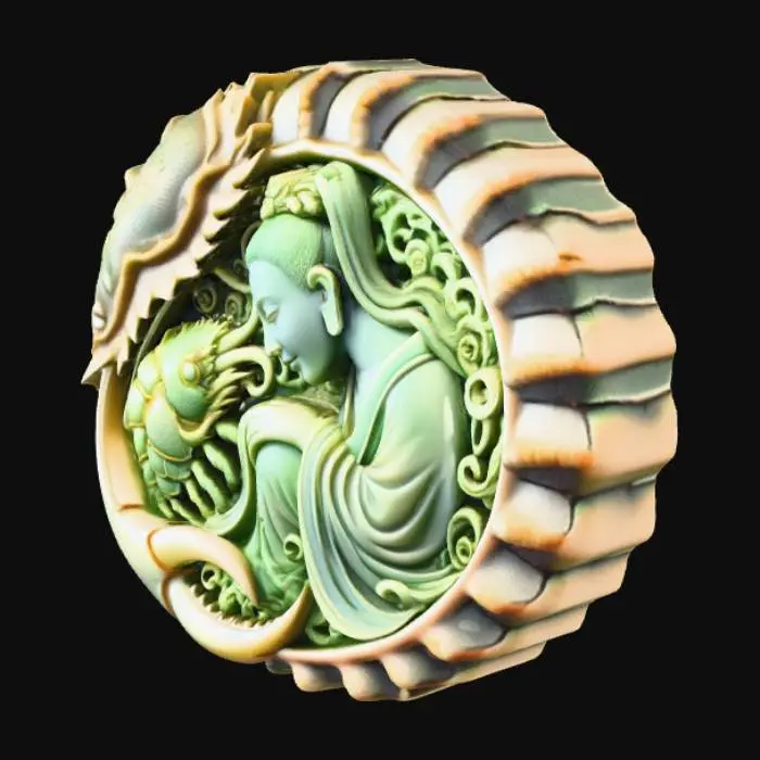 3D model for Harmony in Jade
