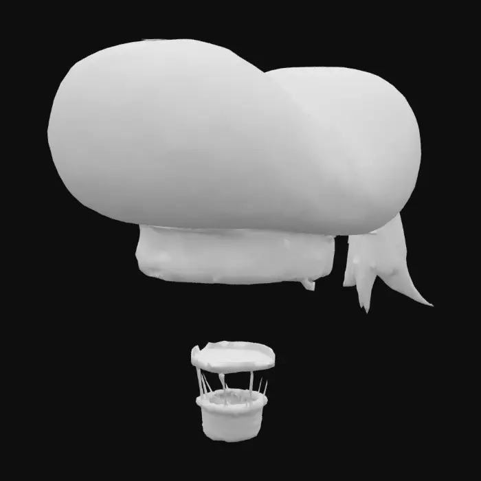 3D model for Balloon Pilot's Hat, #AroundTheWorld#
