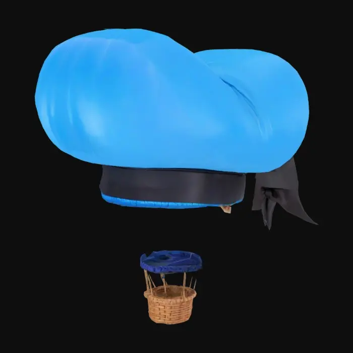 3D model for Balloon Pilot's Hat, #AroundTheWorld#