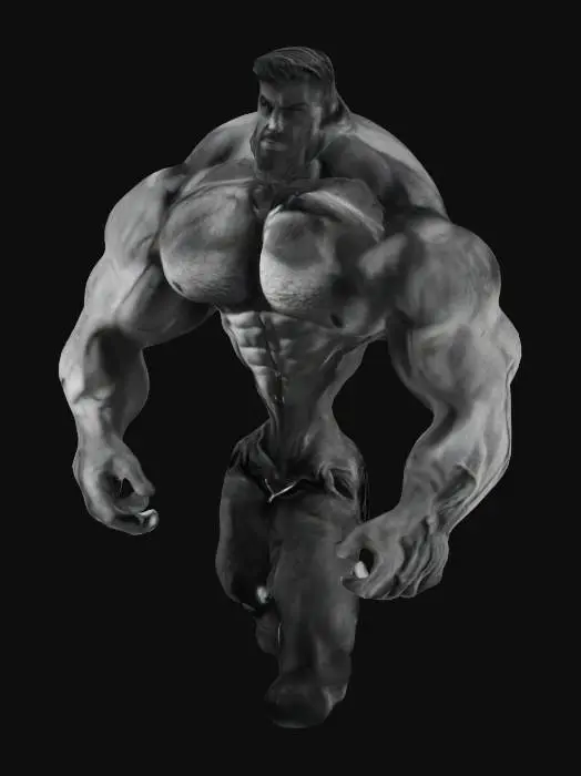 3D model for Giga Chad