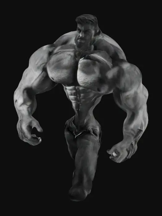 3D model for Giga Chad