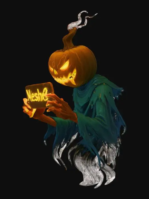 3D model for Pumpkin Specter, #Halloween2025#