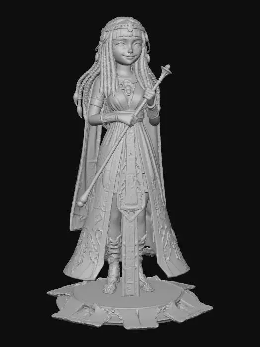 3D model for красивая девушка клеопатра