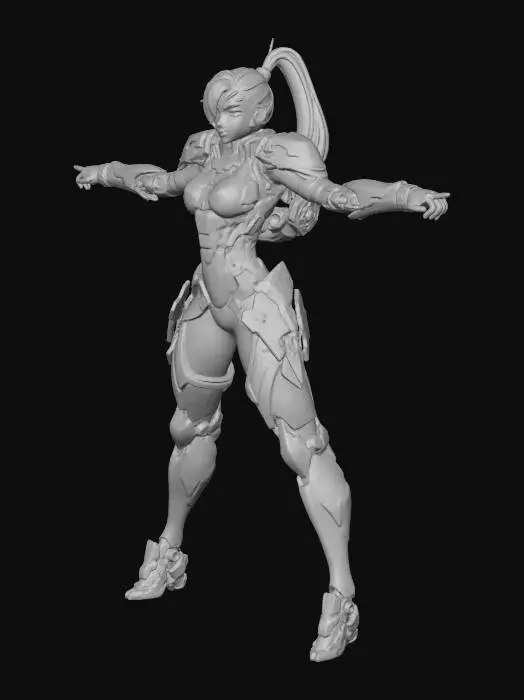 3D model for Overwatch Character Design