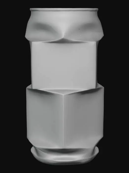 3D model for Crushed Soda Can