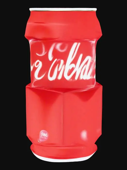 3D model for Crushed Soda Can