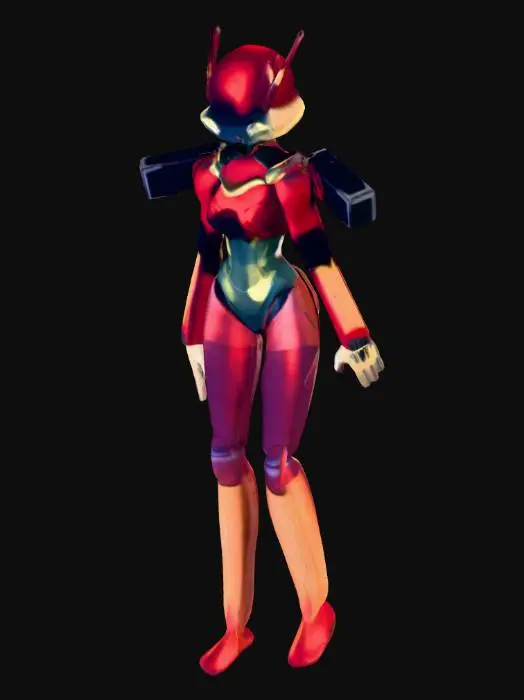 3D model for RoboWarrior.