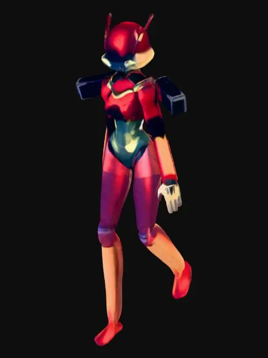 3D model for RoboWarrior.