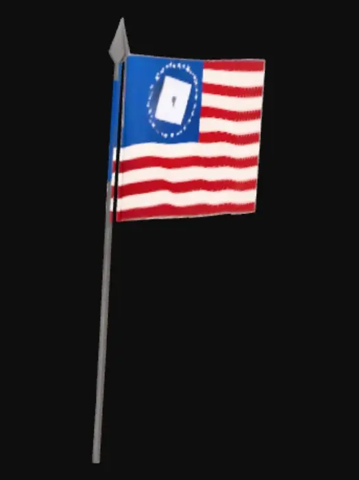 3D model for Flag of the Stars and Squares