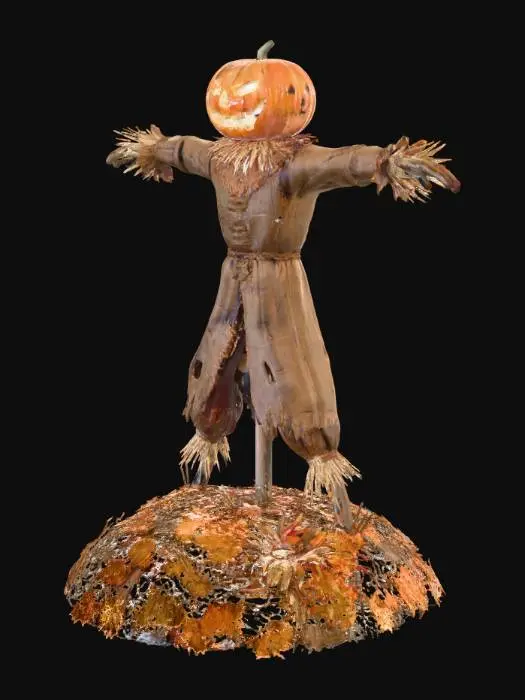 3D model for can you make a T poseing pumkin man/scarecrow