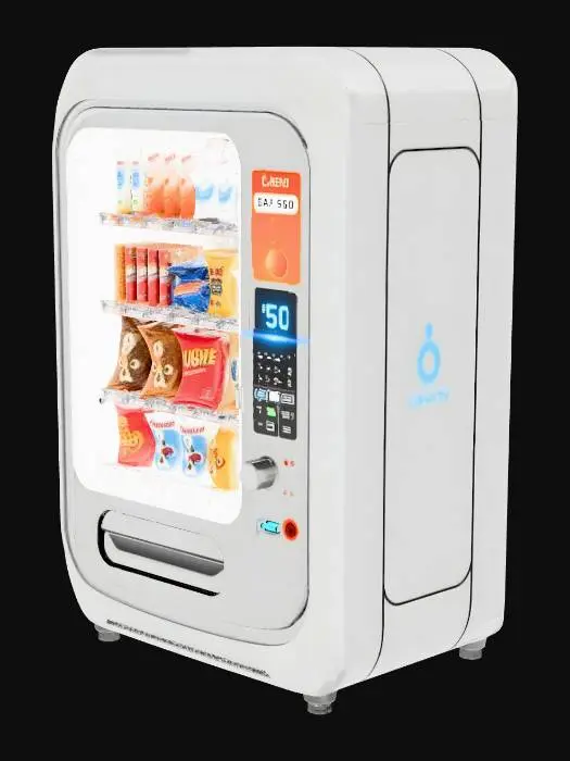 3D model for A cafeteria Vending Machine on a spaceship.