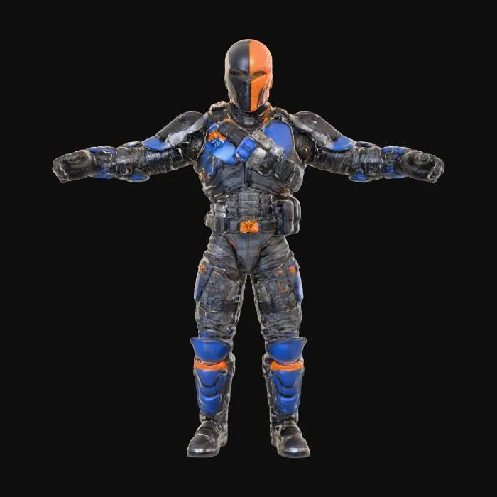 3D model for Action Figure Warrior